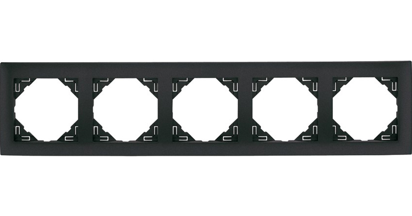 Рамка 5-місна універсальна LOGUS металік графіт (90950 TIS) купити