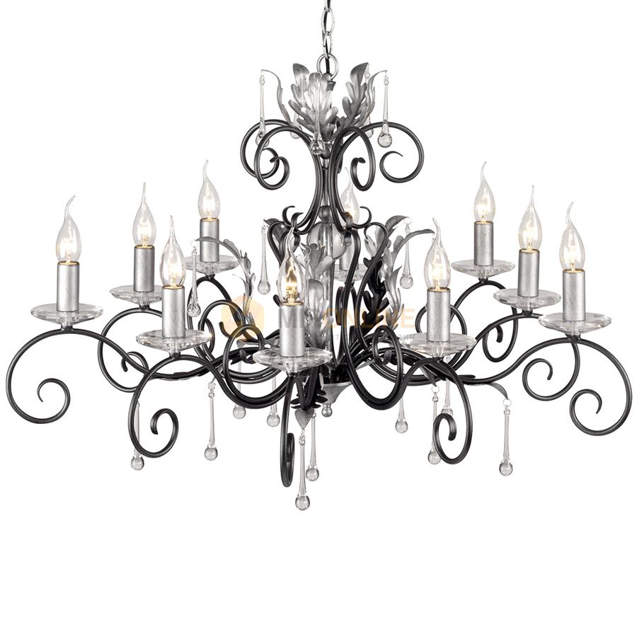 Люстра Elstead AML10 BLK/SILVER AMARILLI купити