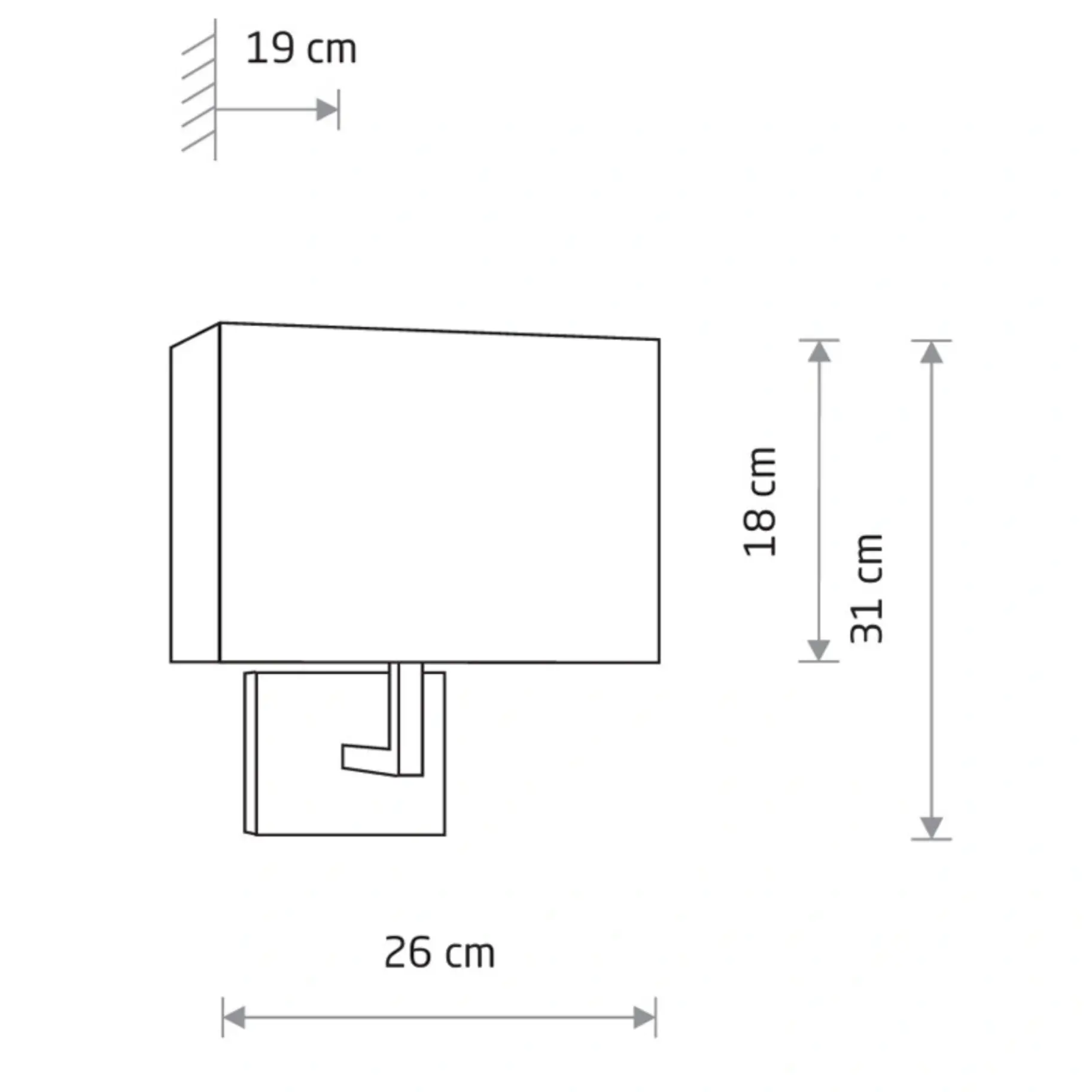 Бра Nowodvorski 11787 Hotel Mood E27 1x10W IP20 сірий купити