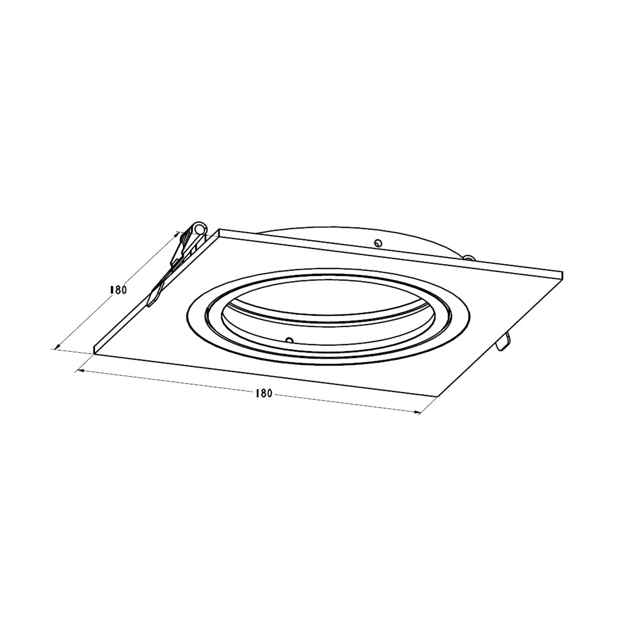 Спот Zuma Line  20071-BK  BOXY DL 1 купити