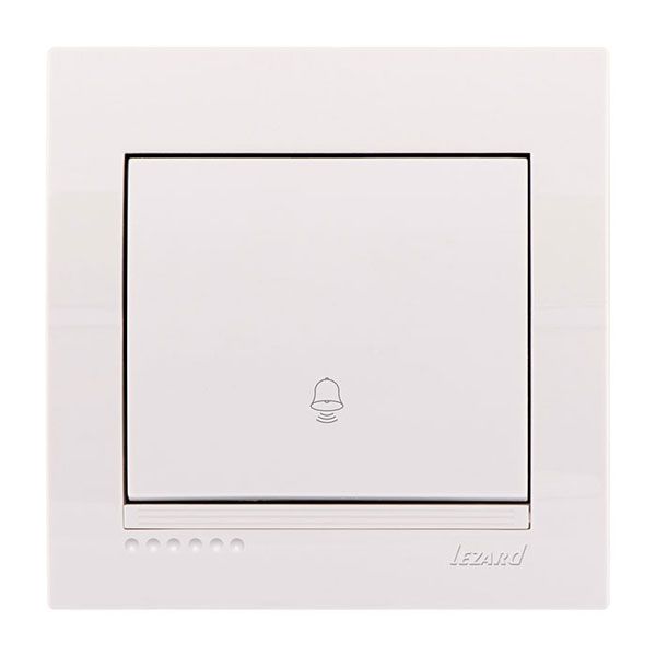 Кнопка звонка Lezard Deriy, белый (702-0202-103) купити
