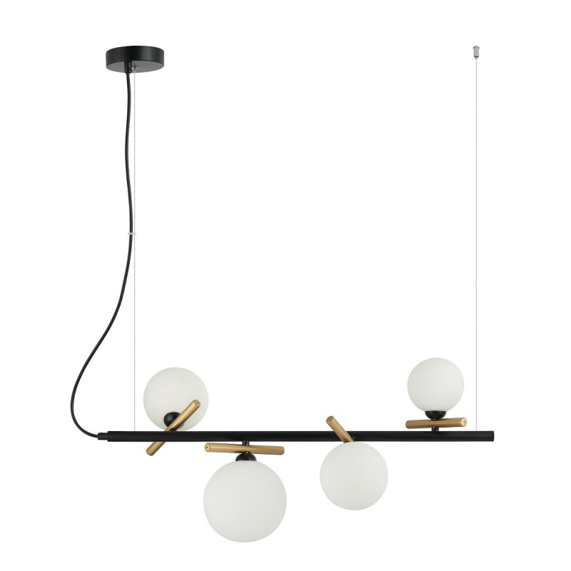 Люстра підвісна ITALUX PND-5622-4-BK-W Reverso купити