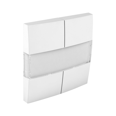 Клавіша вимикача чотирьох полюсного LOGUS білосніжний (90600 TBR) купити