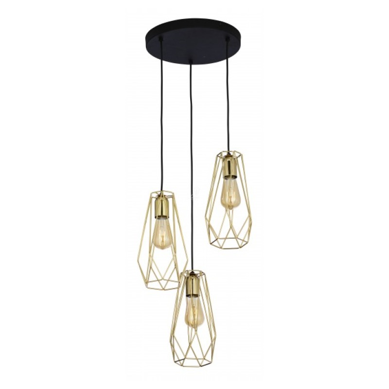 Подвесной светильник TK LIGHTING 2697 LUGO GOLD купити