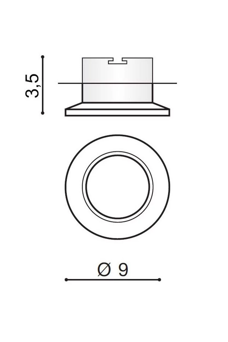 Точковий світильник Azzardo AZ1483 NC1825-M-WH ADAMO MIDST (23939) купити