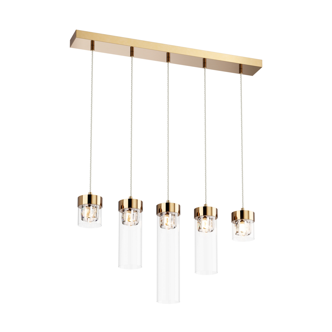 Подвесной светильник Zuma Line P0389-05E-F7AC GEM (33778) купити