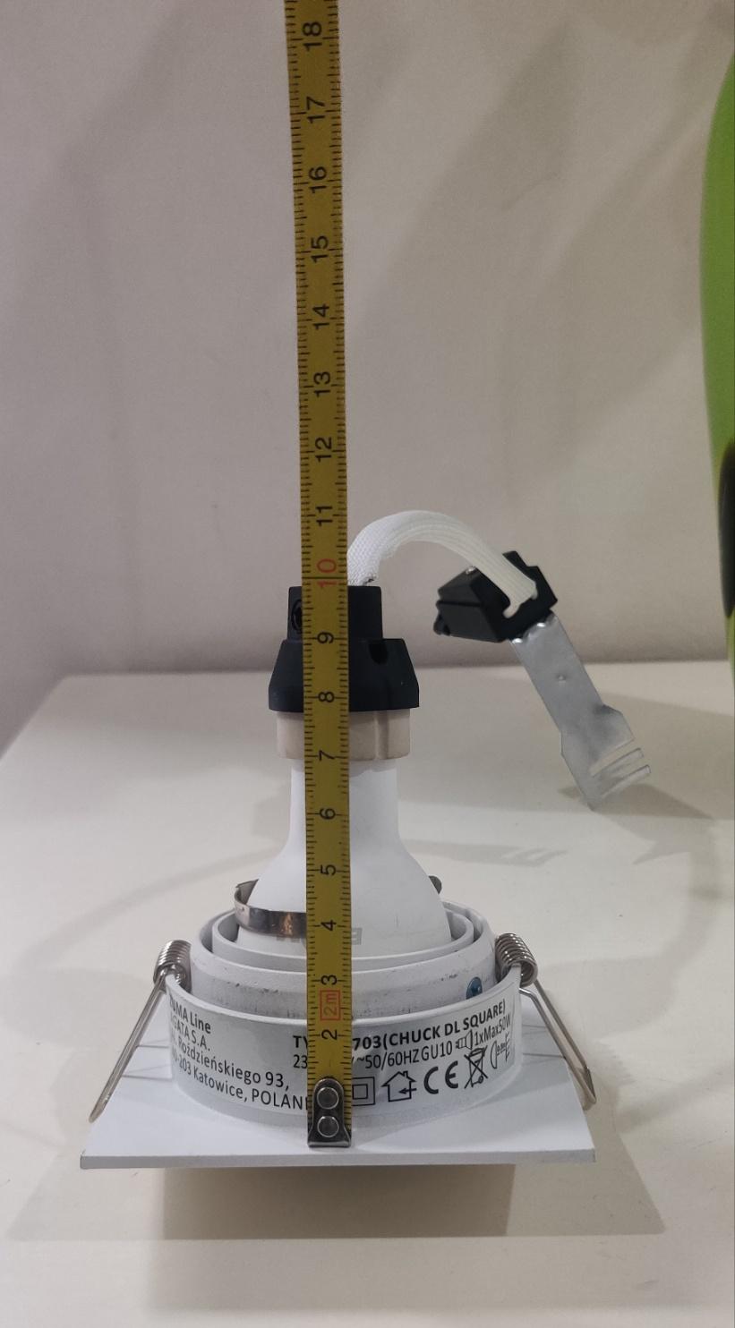 Точковий світильник Zuma Line 92703 CHUCK DL SQUARE WHITE купити