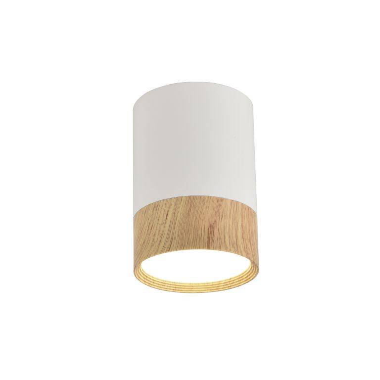 Точковий світильник Ultralight TRL261 7W білий з деревом купити