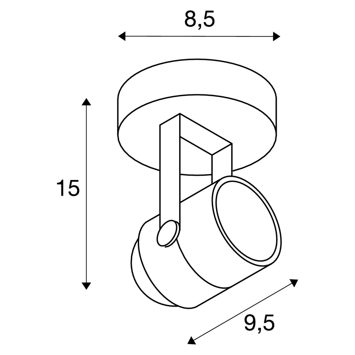 Спот SLV 1000264 ARSINA QPAR51 купити