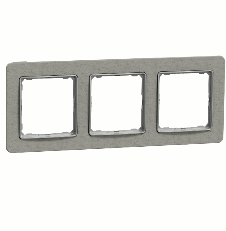 Рамка 3-на Schneider Sedna Elements SDD390803 Бетон купити