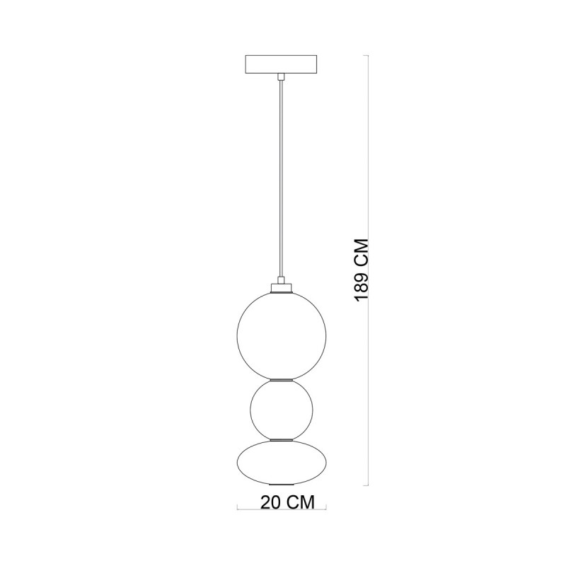 Підвісний світильник ITALUX PND-24352V-24W-AB-AMB Sonte купити