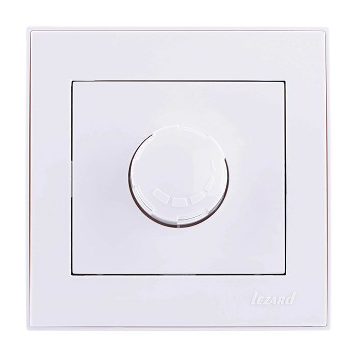 Диммер 500Вт с фильтром, белый Lezard RAIN купити