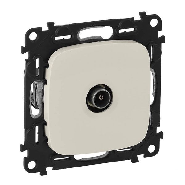 Розетка TV оконечная, слоновая кость, Valena ALLURE (753860) купити