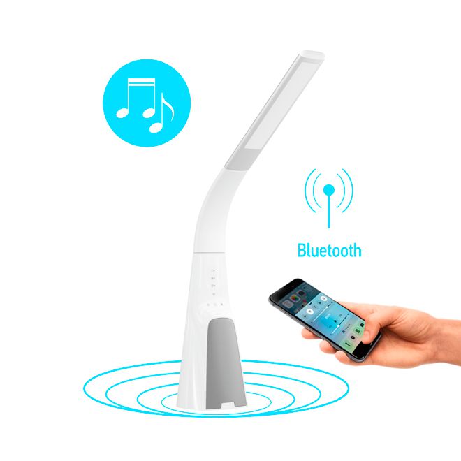 Настольная лампа Intelite desklamp Sound 9W (DL7-9W-WT) купити