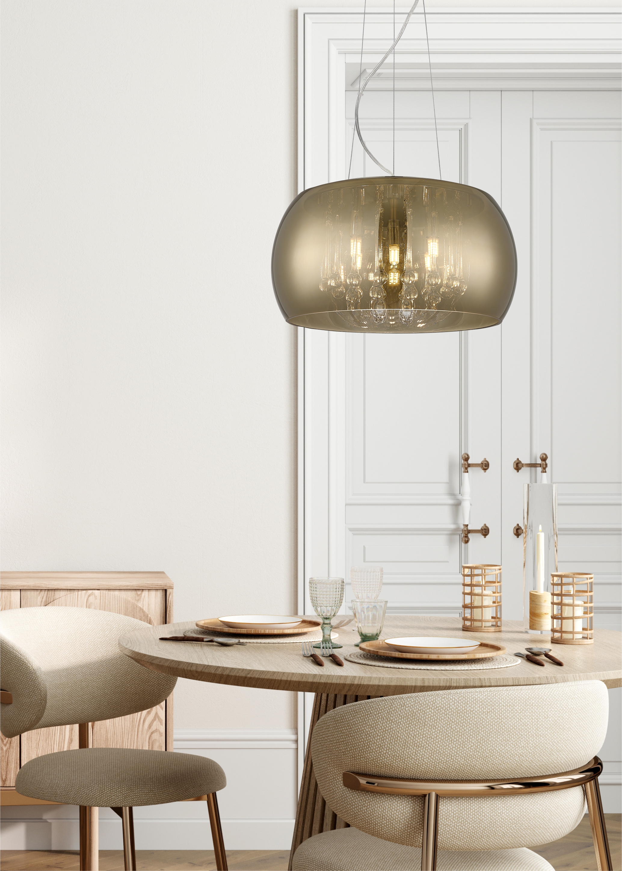 Підвісний світильник Zuma Line P0076-05L-F7HF CRYSTAL купити