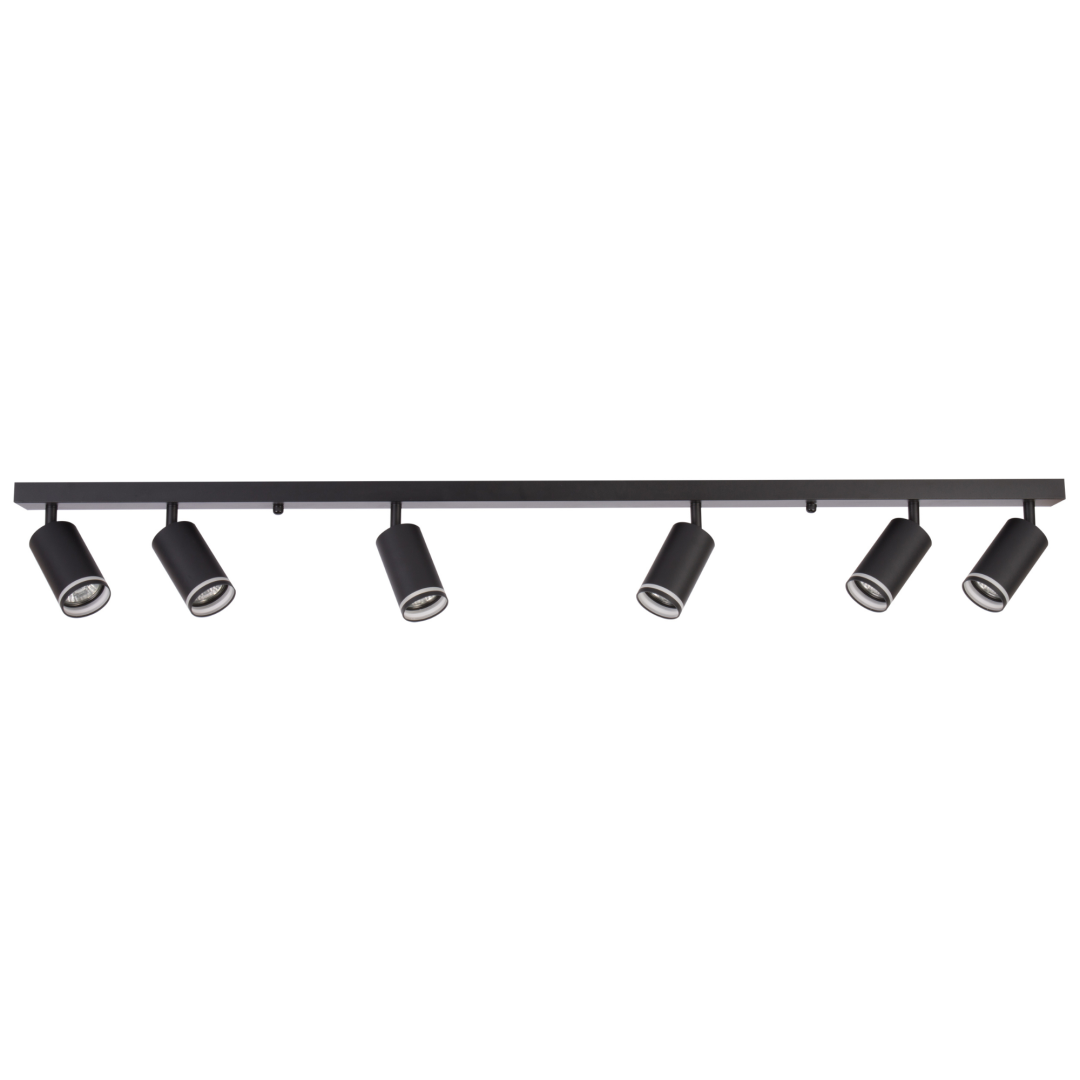 Спот Goldlux 322364 PARIS GU10 6x10W IP20 чорний купити