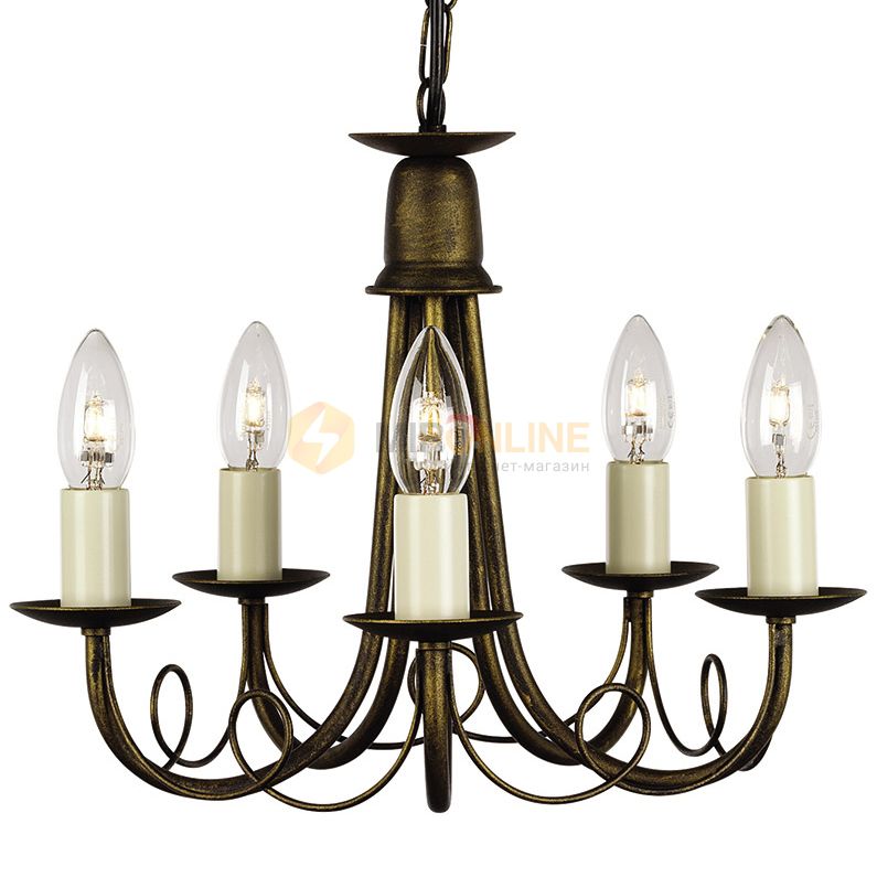 Люстра Elstead MN5 BLK/GOLD MINSTER купити
