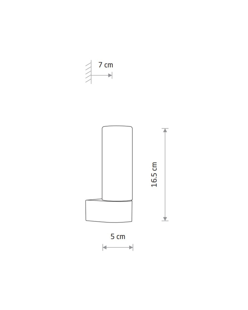 Бра Nowodvorski 10723 Natalie G9 1x10W IP44 Chrome купити