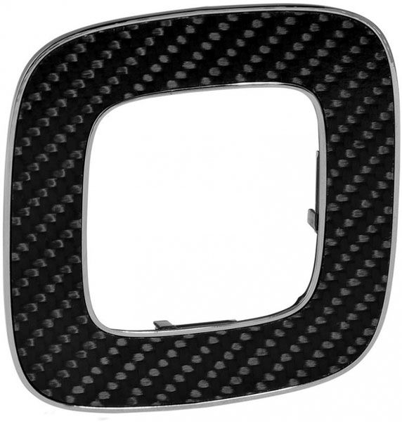 Рамка 1 пост, карбон, Valena ALLURE (754471) купити