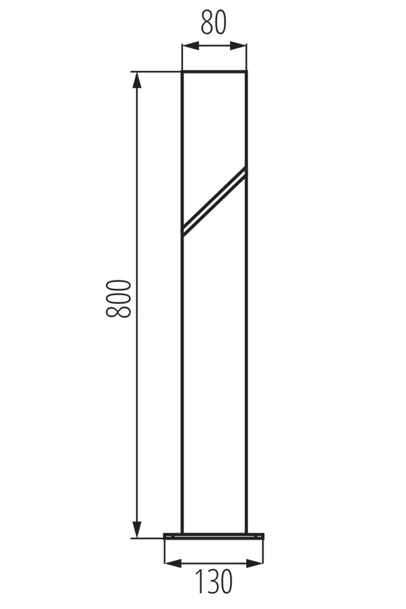 Парковий світильник KANLUX 36545 LAVEN 80 GR (58083) купити