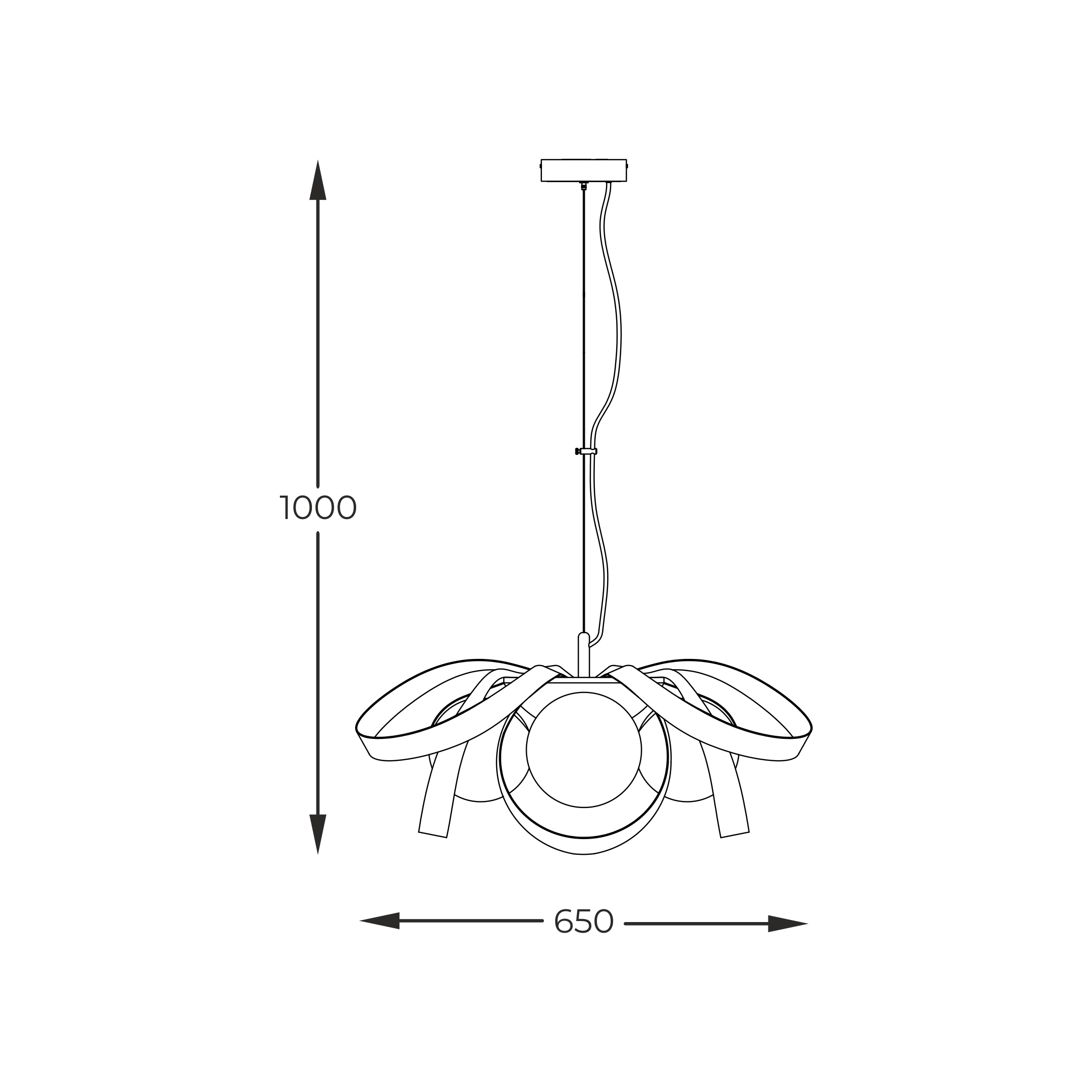 Підвісний світильник Zuma Line 1139 NELA купити