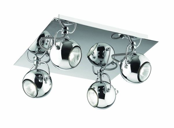 Спот Ideal Lux LUNARE PL4 CROMO купити