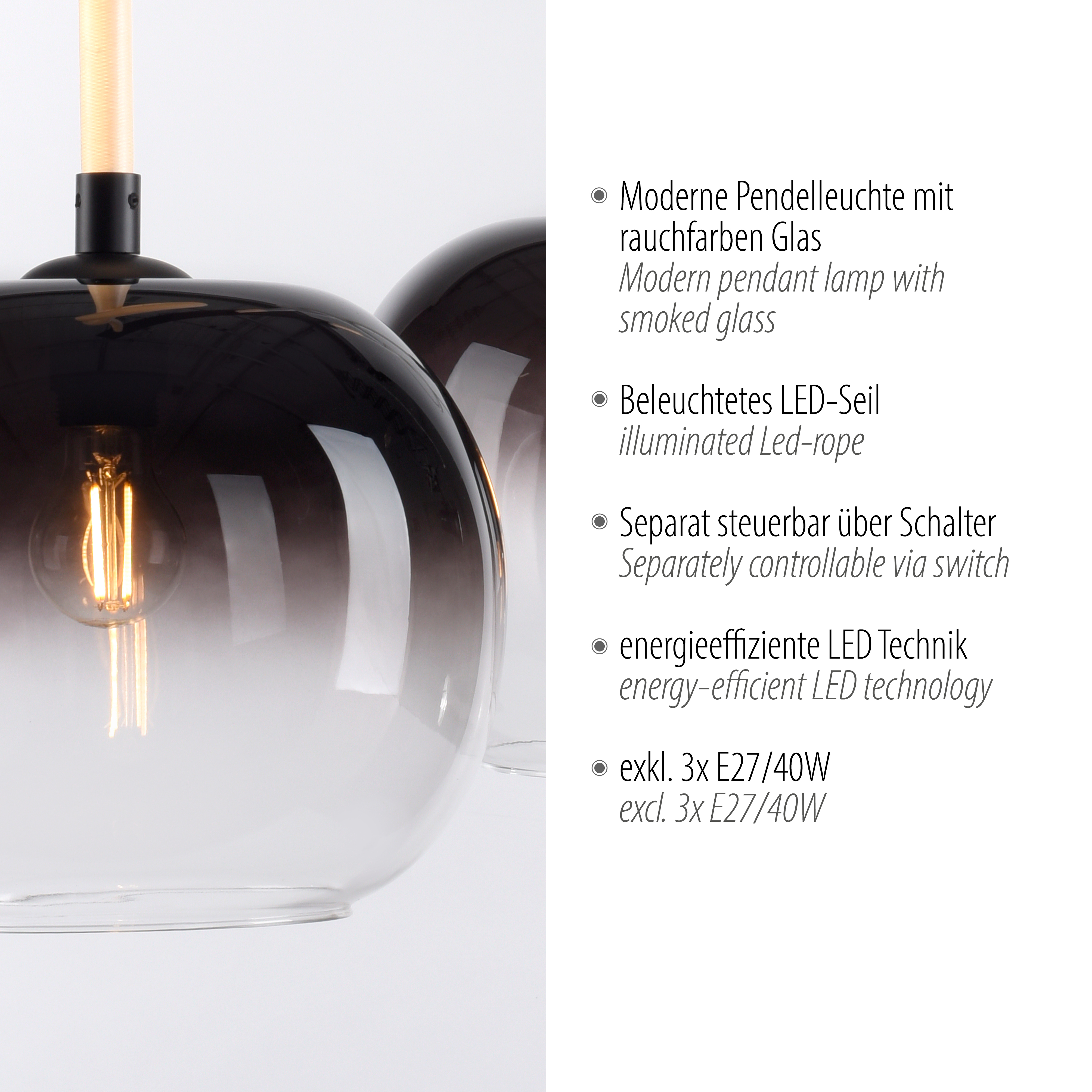 Підвісний світильник Zuma Line 2411-18 LUMA купити