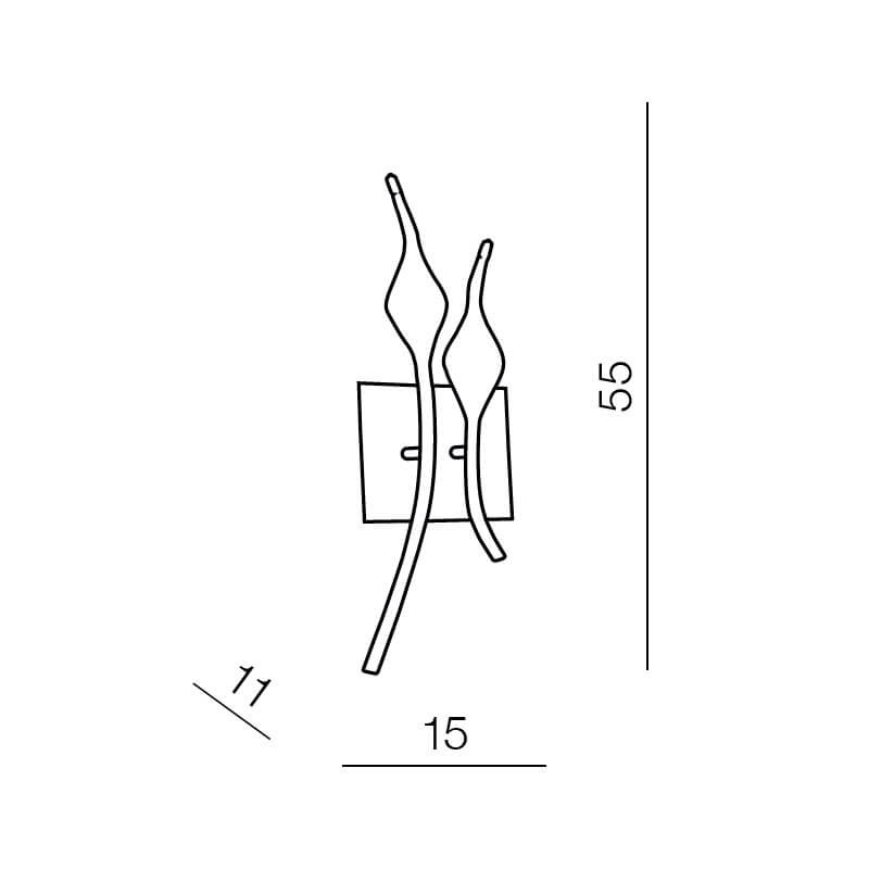 Бра Azzardo AZ0046 Snake купити