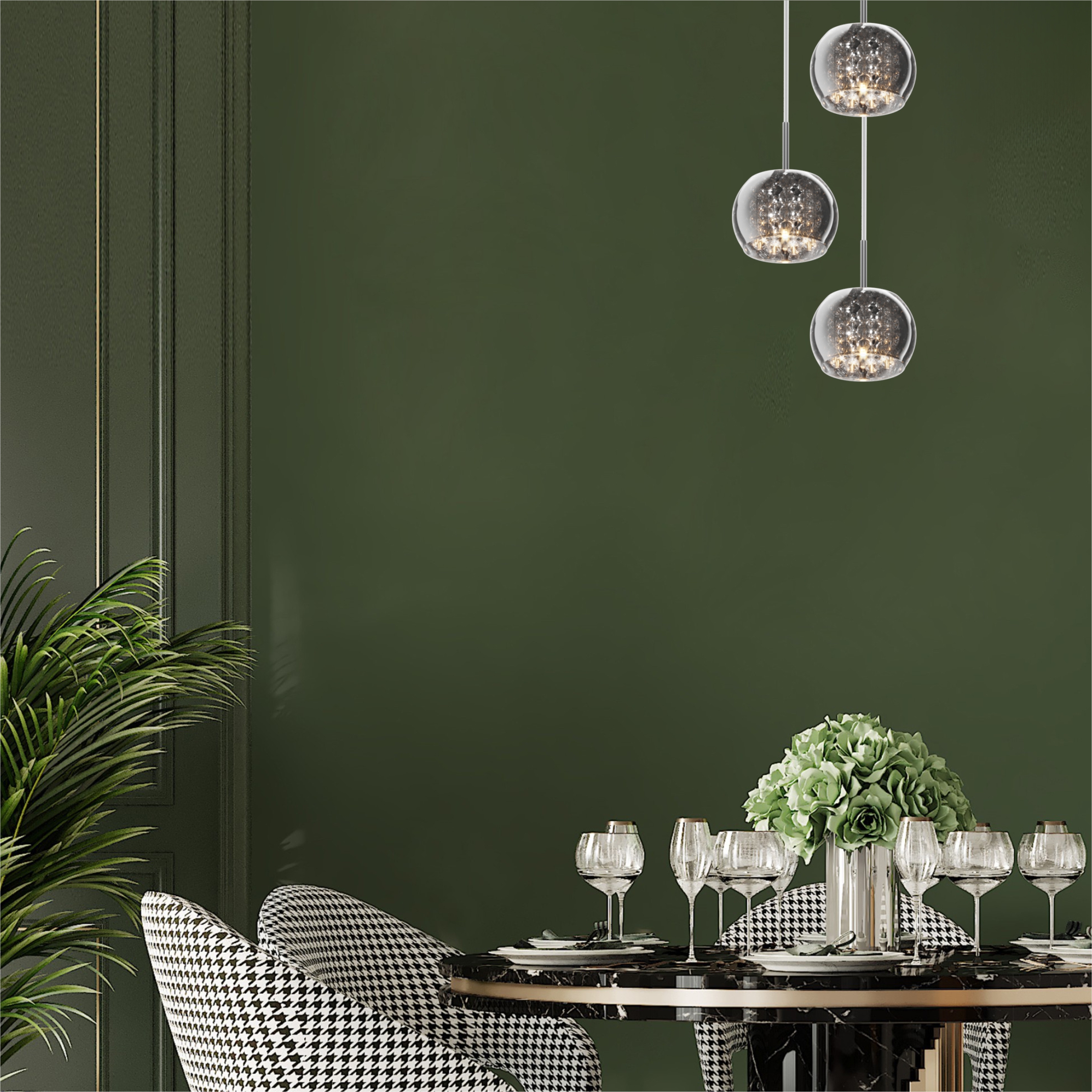 Подвесной светильник Zuma Line P0076-03M-B5FZ CRYSTAL купити