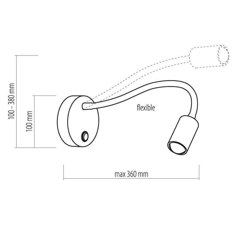 Бра TK Lighting 2449 Lagos (12147) купити