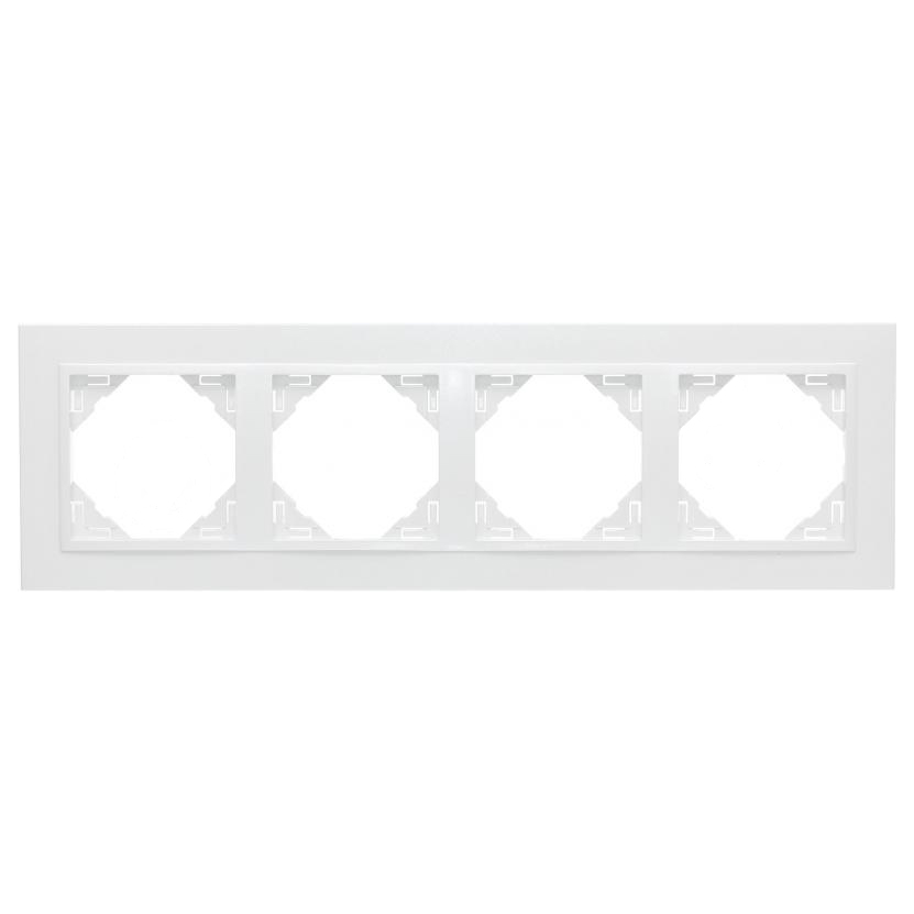 Рамка 4-місна універсальна LOGUS лід металік крижаний (90940 TEE) купити