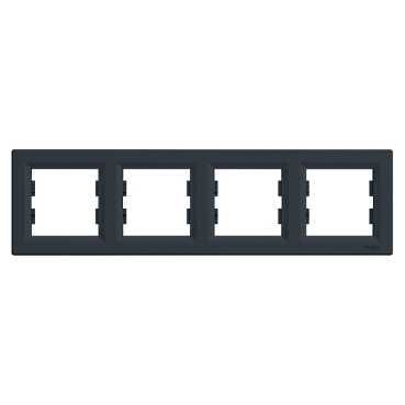 Рамка 4-постова горизонтальна, антрацит (EPH5800471) купити