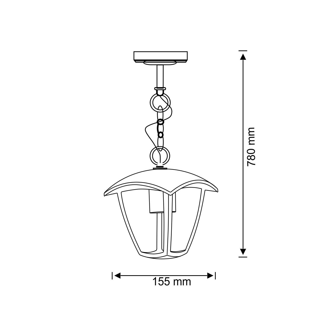 Вуличний світильник Goldlux 311887 Igma E27 12W IP44 купити