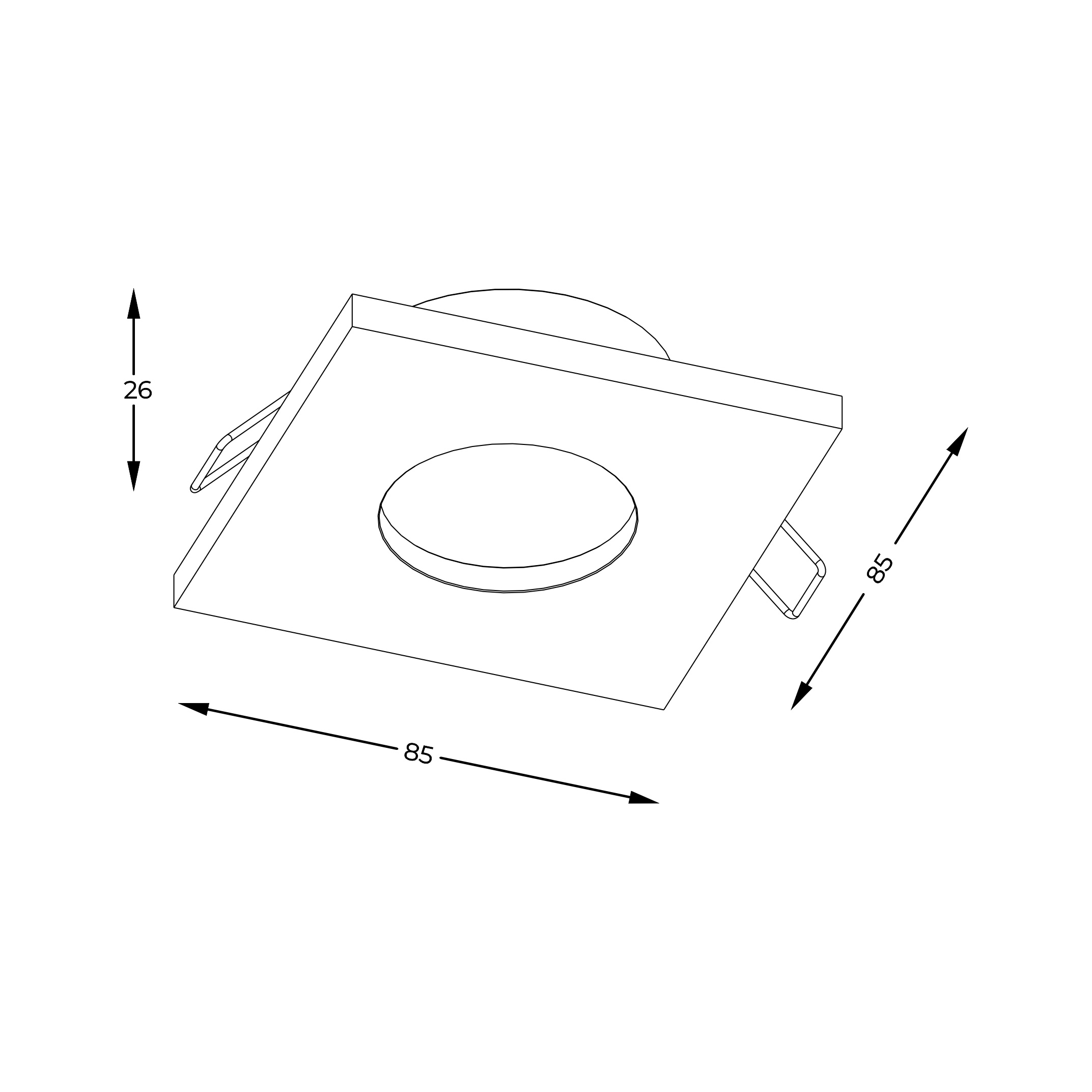 Точковий світильник Zuma Line ARGU10-031-N CHIPO купити