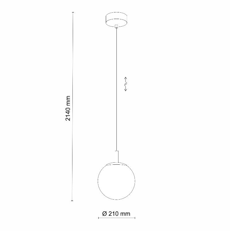 Підвісний світильник TK Lighting 4609 CADIX GOLD купити