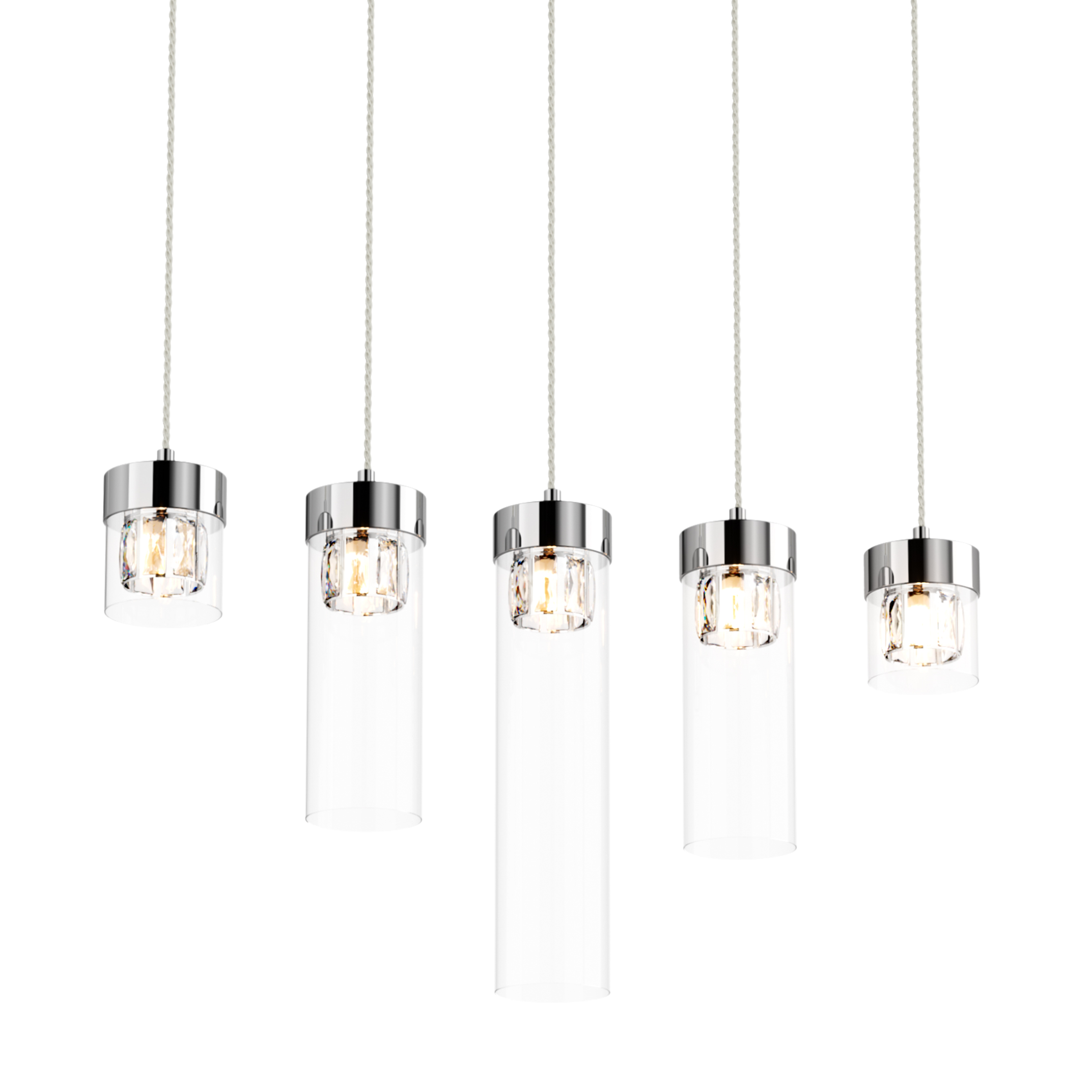 Подвесной светильник Zuma Line P0389-05E-B5AC GEM купити