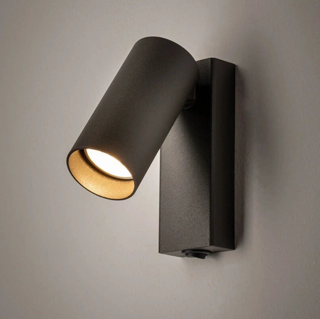 Бра Nowodvorski 11766 Fourty GU10 1x10W IP20 темно-сірий купити