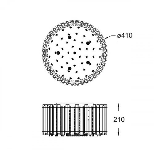 Люстра Zuma Line C0465-05C-B5AC VENTUS купити