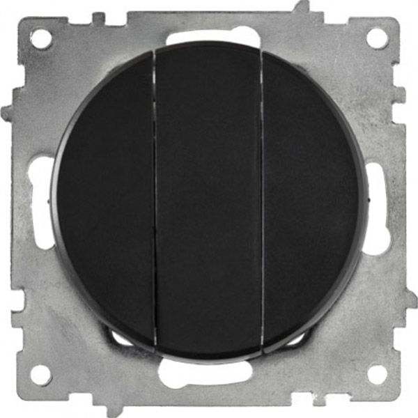 Вимикач потрійний OneKeyElectro, колір чорний (OKE200404) купити