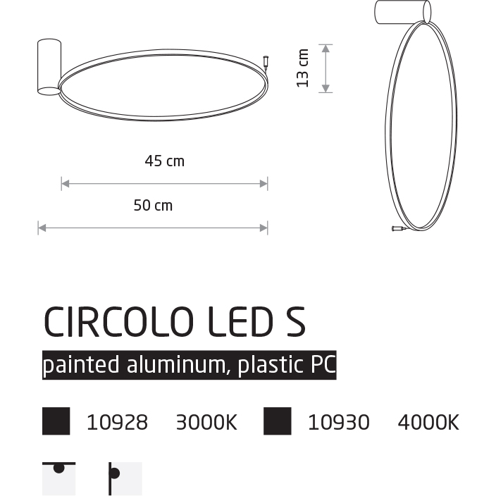 Потолочний свтильник Nowodvorski 10928 CIRCOLO LED купити