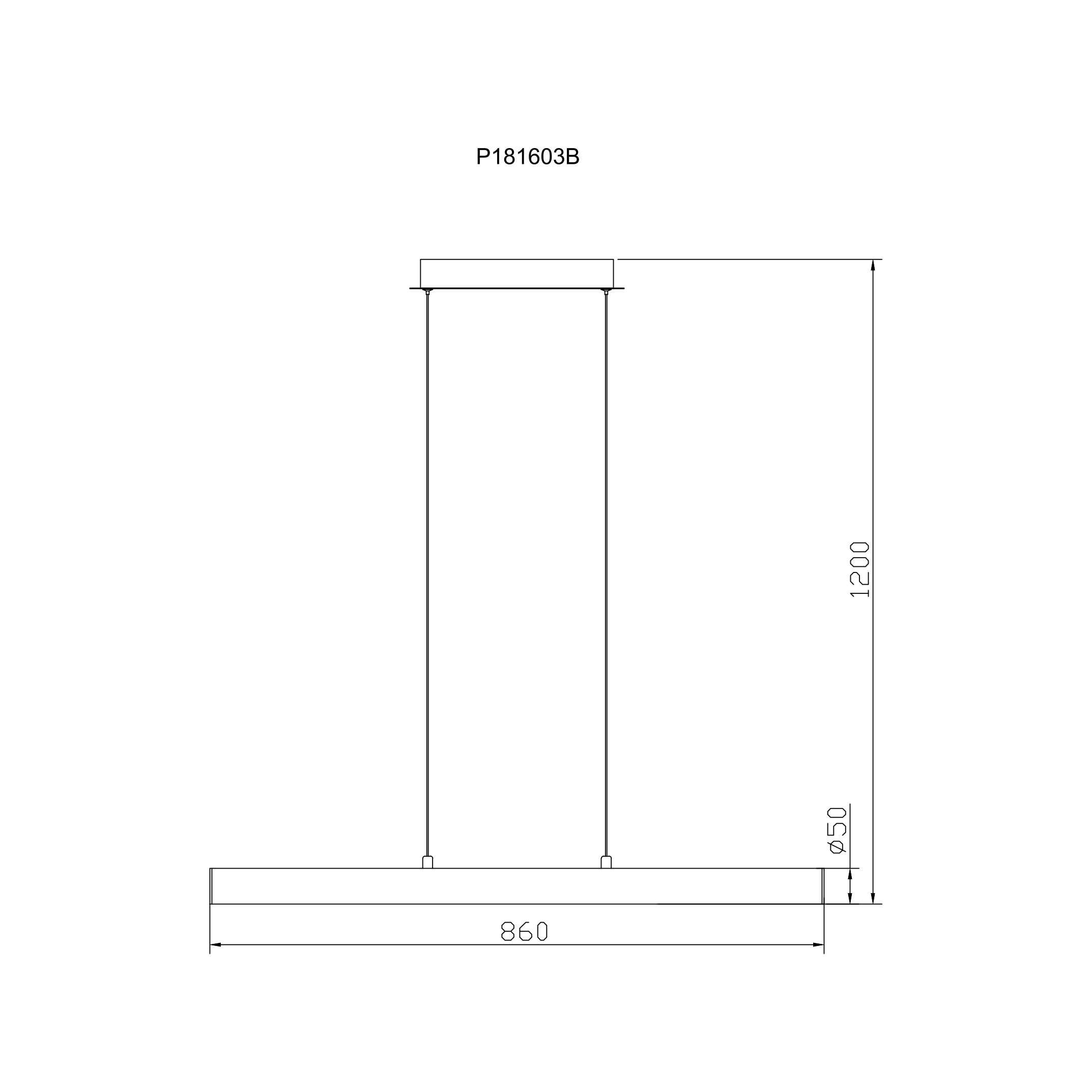 Подвесной светильник Zuma Line P181603B LIVAR купити