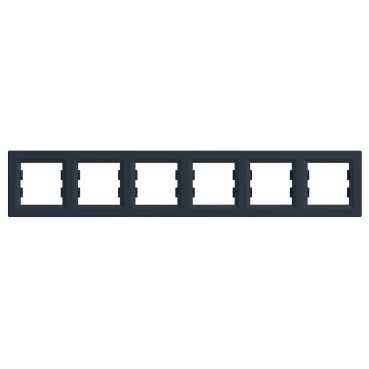 Рамка 6-постова горизонтальна, антрацит (EPH5800671) купити