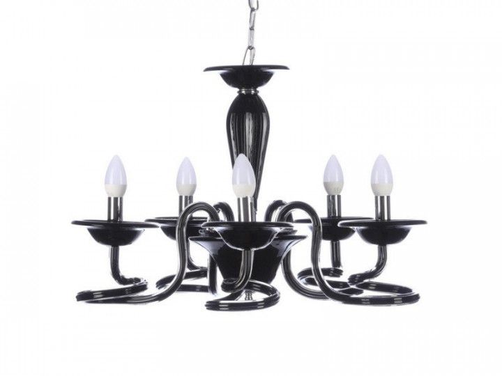 Люстра Azzardo BOLTON 5 B0038-5P BLACK (5901238410898) купити