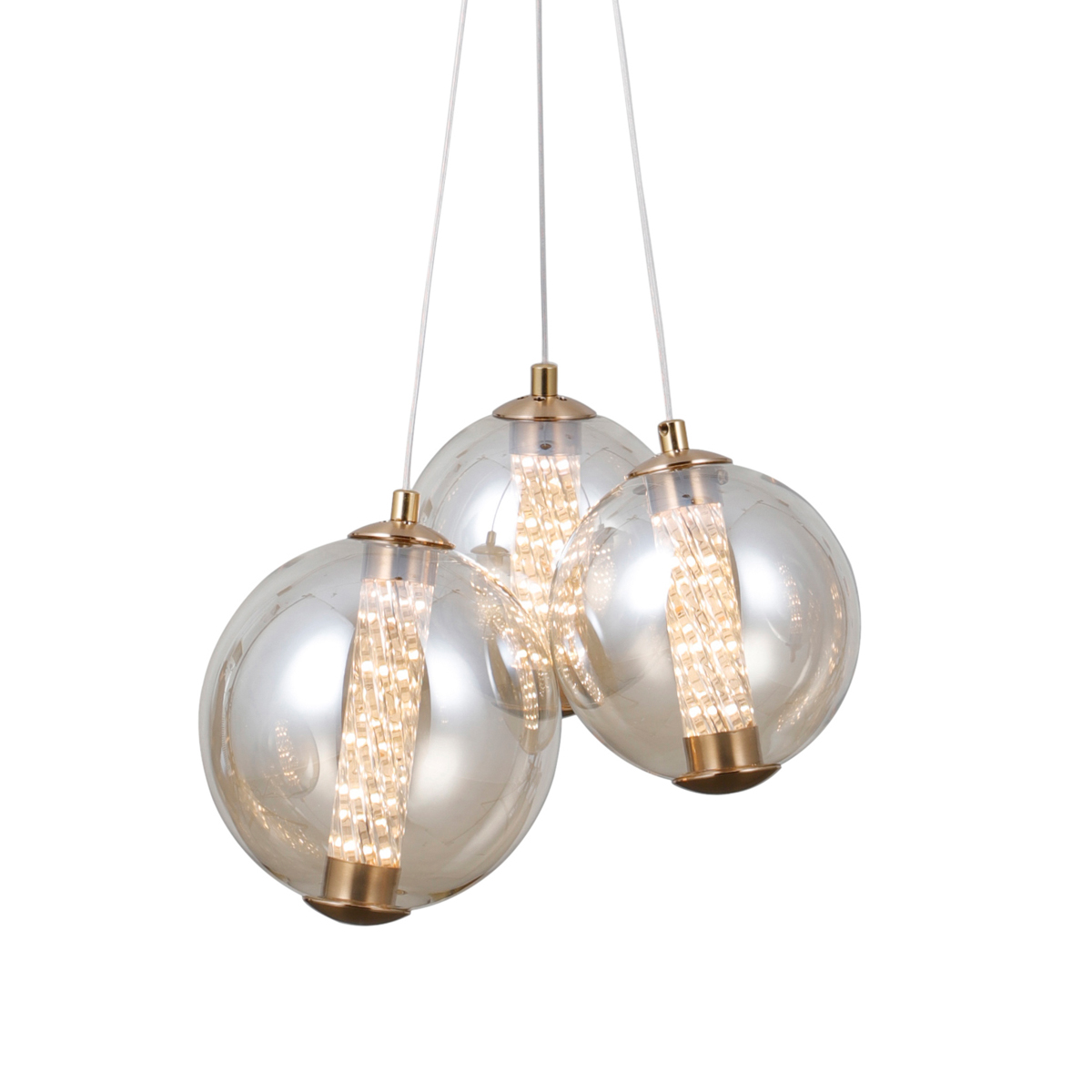 Люстра підвісна ITALUX PND-34359-3-HBR-AMB Butero купити