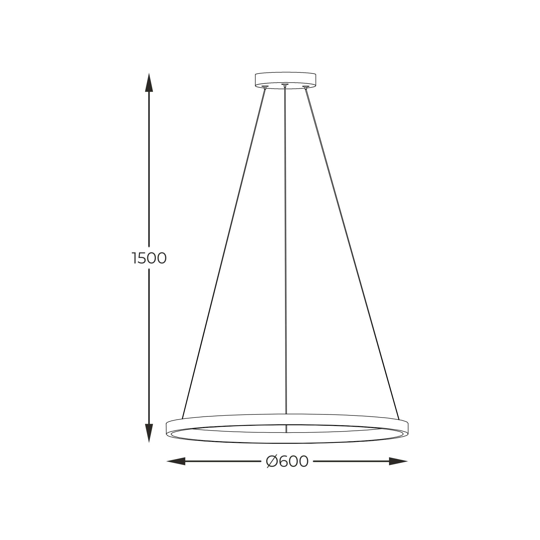 Підвісний світильник Zuma Line PEN89424-60BK HORIK купити