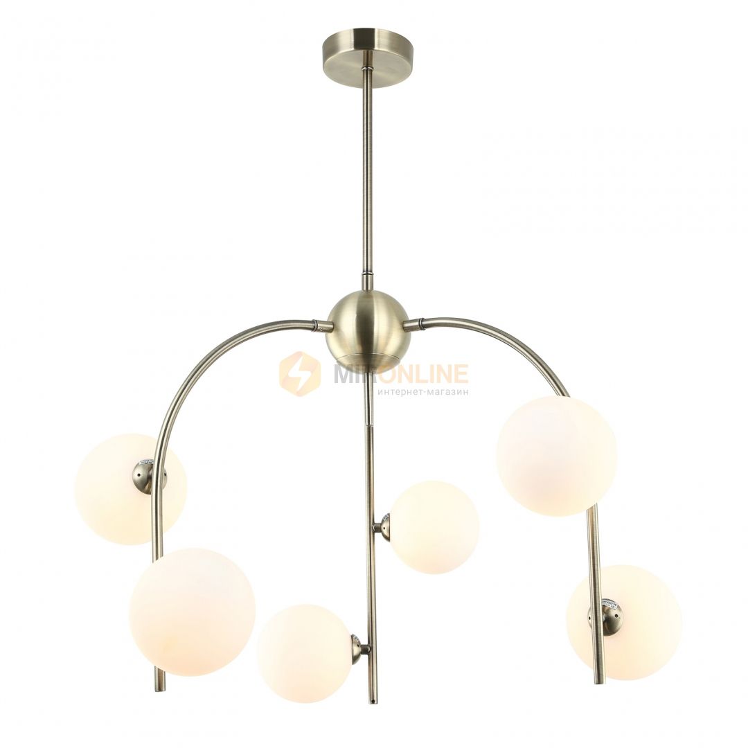 Люстра ITALUX MDM-3800/6 AB+W Celine купити