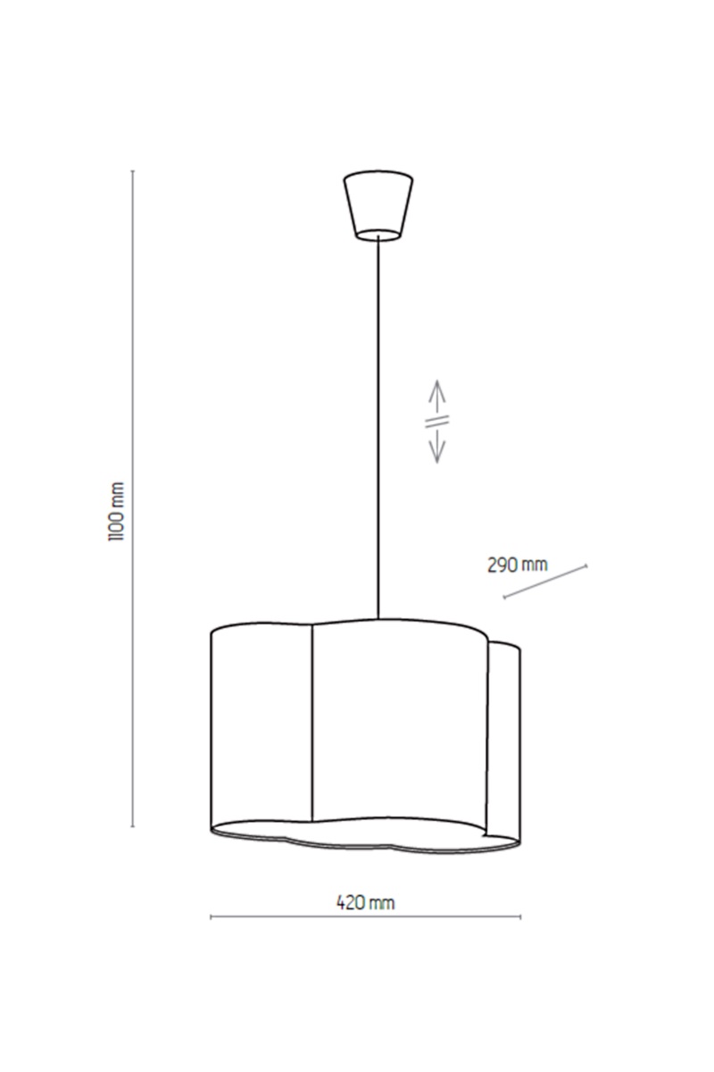 Подвесной светильник TK LIGHTING 3362 CLOUD купити