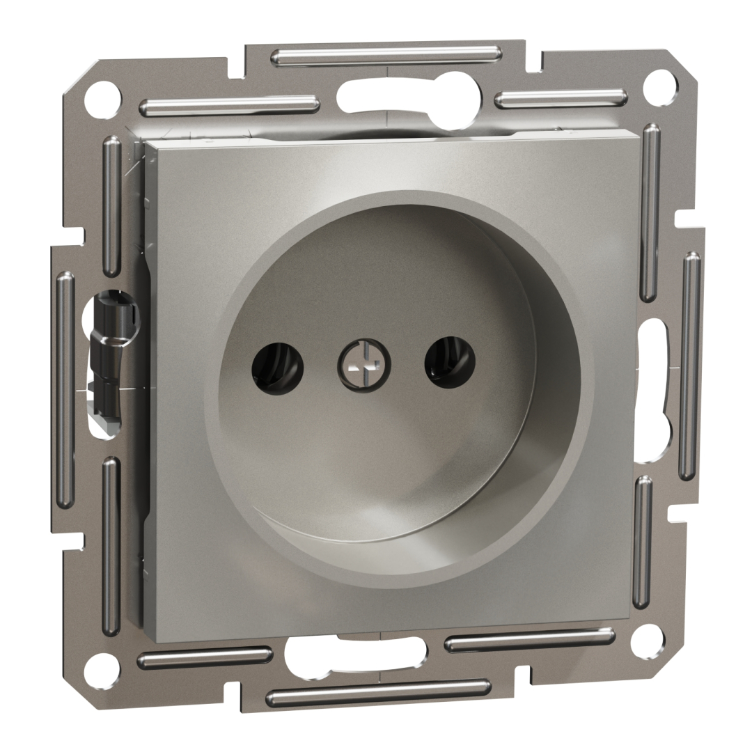 Розетка без заземляючого контакту, бронза (EPH3000169) купити