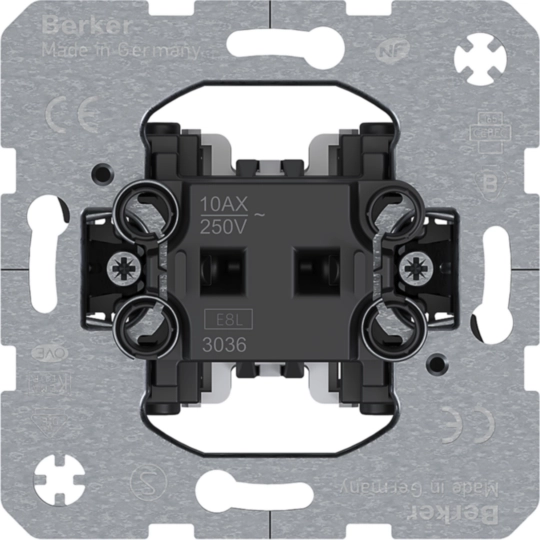 Механізм 1-клавішного вимикача універсального 3036, Berker купити