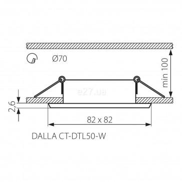 Точковий світильник KANLUX 22430 DALLA купити